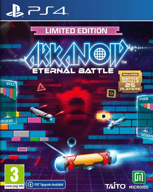 Arkanoid Eternal Battle: Limited Edition box art for Playstation 4